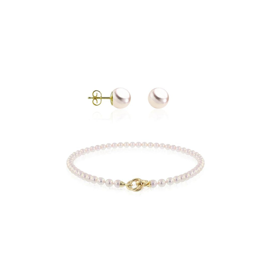 Set "Akoya Pure Row" - Calissi