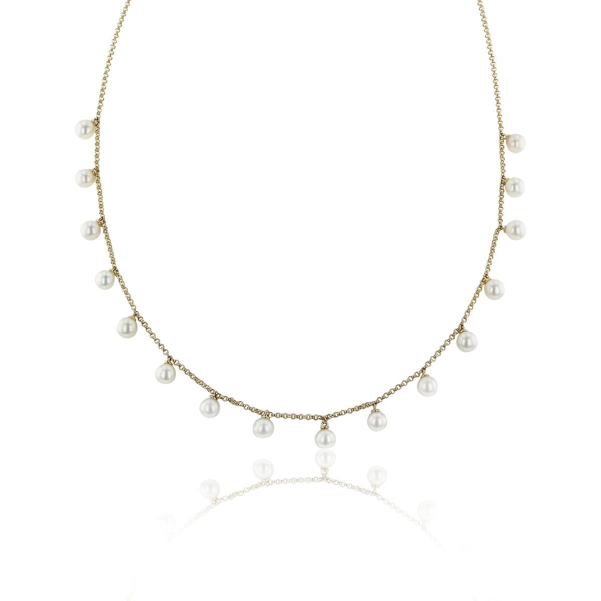 Collier mit Süßwasser Perlen - Calissi