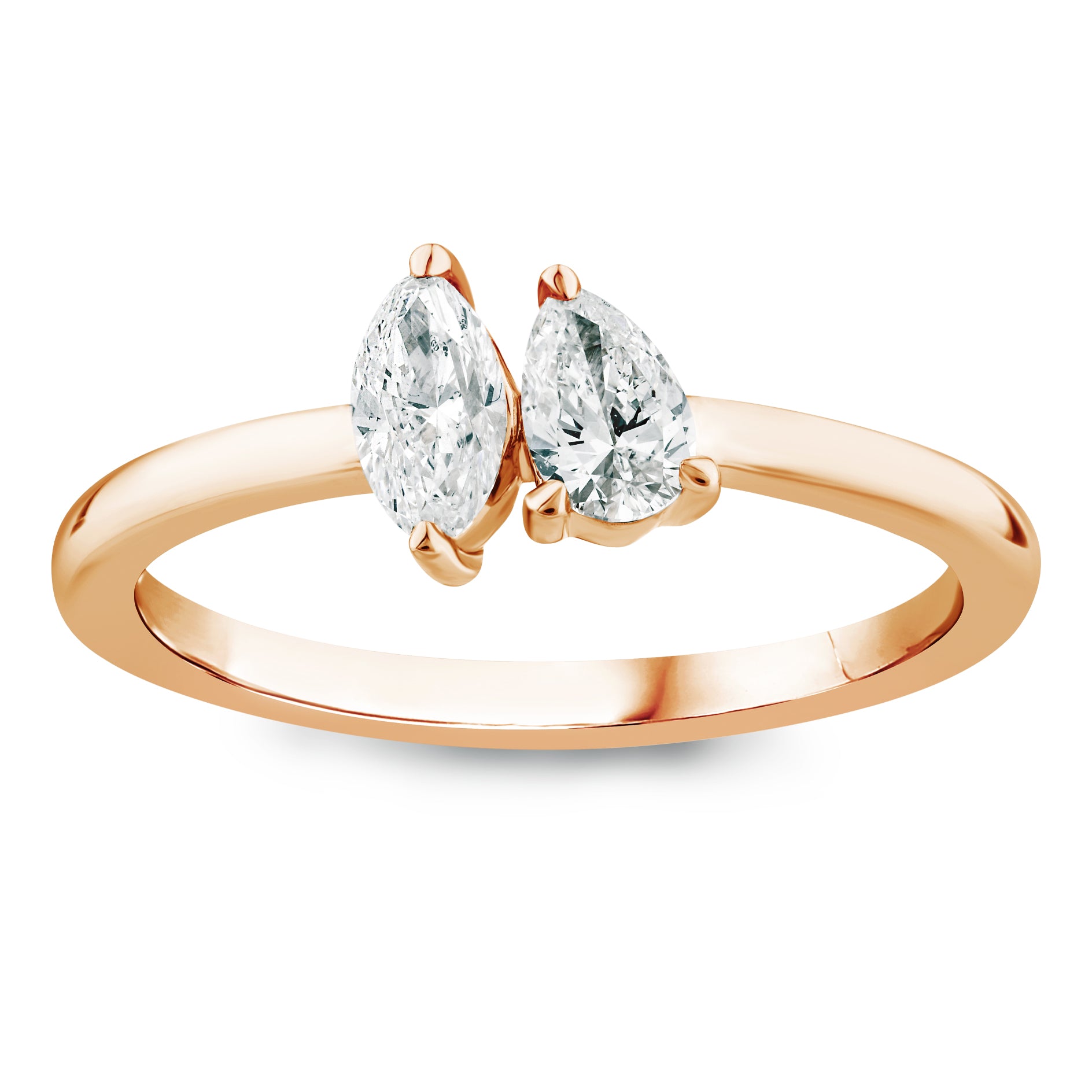 Ring "Toi et Moi - petit" - Calissi
